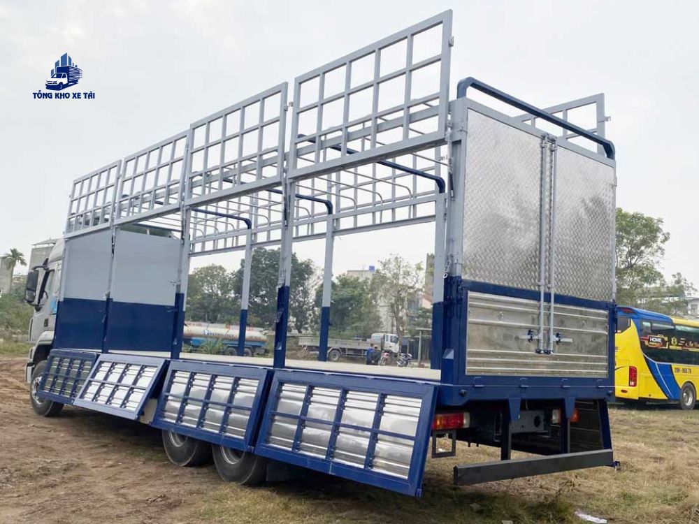 CHENGLONG 3 CHÂN H5 CẦU LẾT THÙNG MUI BẠT DÀI 9.9M - 2025